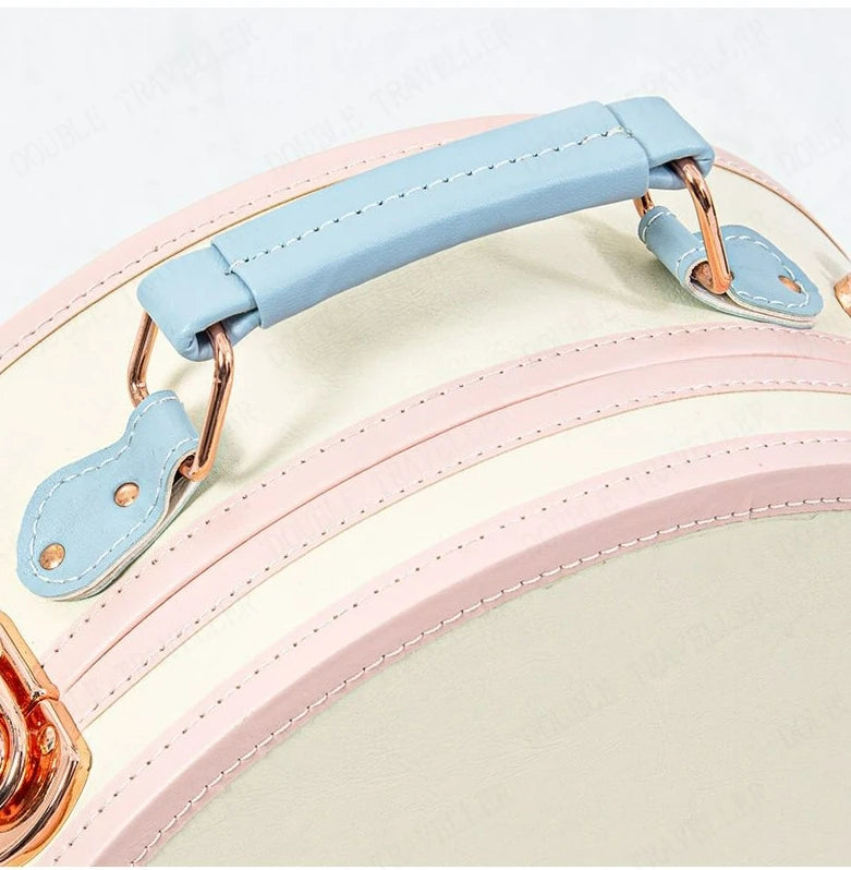 13 inch Vintage carrying case Portable Hand luggage Travel suitcase woman makeup lightweight luggage travel bag Carry on Luggage