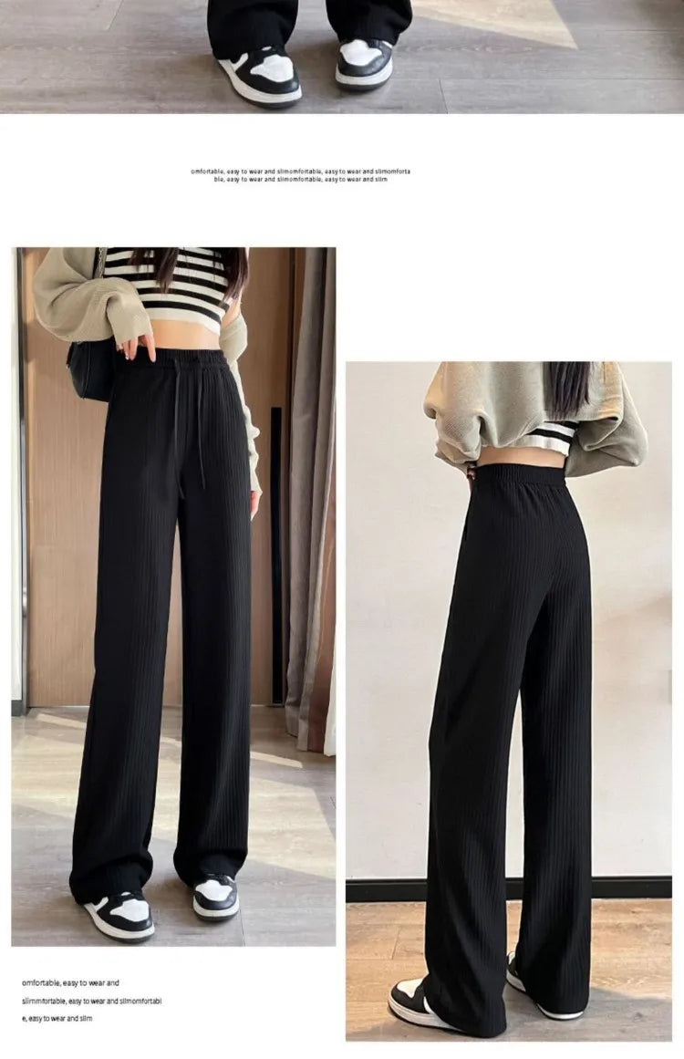 Women's Pencil Pants Jogger Sweatpants Thin Material Seven/Nine Points Length Boting Trousers for Spring Season (Available)