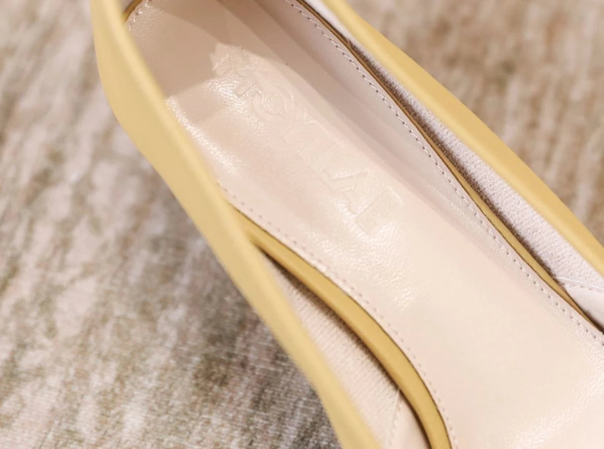 Women's Shoes Formal Black Ladies Pumps with Medium Heels Pointed Toe Luxury Brand Elegant Dress Popular Stylish Lastest Y2k A L