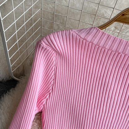 Women Dress 2025 Autumn Winter Elegant Rib Knit Long Pencil Dress with Belt Office Lady Bodycon Sweater Dress Vestidos