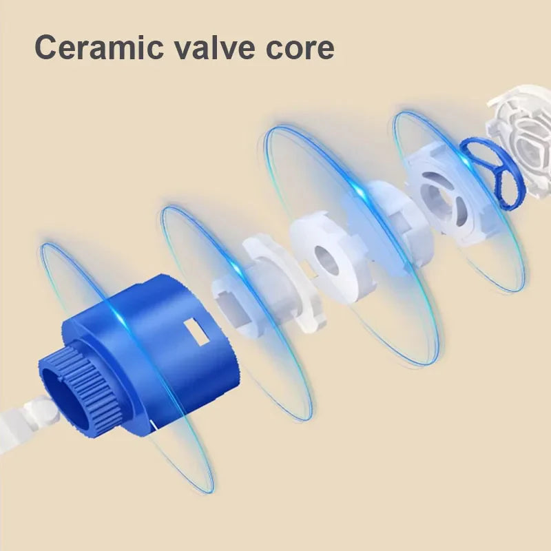 Basin Faucet Kitchen Sink Faucet Stainless Steel Hot and Cold Tap Toilet Water Mixer Tap Bathroom Accessories