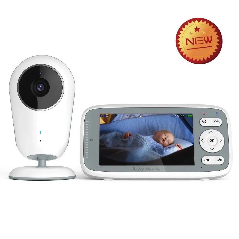 Baby Monitor 3X Digital Zoom Video Camera Two Way Audio Auto Night Vision 720P HD Security Camera Babysitter VB615