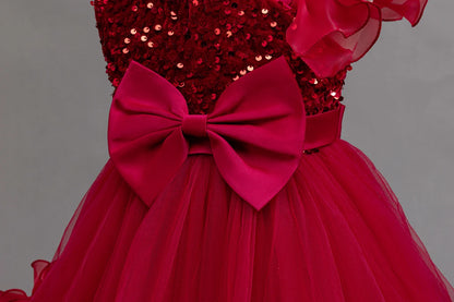 Flower Girl Party Dresses Wedding Birthday Trailing Princess Dress For Kids Graduation Pageant Bridesmaid Kids Costume