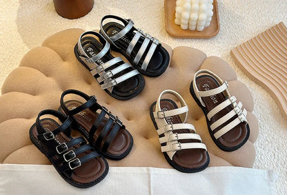 Summer New Collection Forest Girl Shoe Hollow Princess Shoe Fashion Roman Sandals Soft Sole Boy Beach Shoe