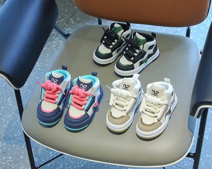 Children's Causal Shoes Fashion Non-slip Kids School Tennis Shoes Spring Autumn Versatile Boys Girls Running Sports Shoes Soft