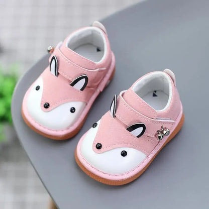 Kawaii Casual Shoe Childrens Shoes Squeaky Baby Shoes Soft Sole Infant Walking Shoes for Boys Girls 1 2 3 Years Old Breathable
