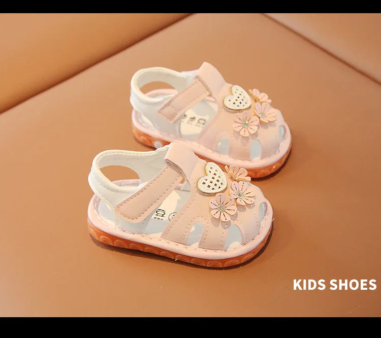 Baby Shoes Summer New Baby Calling Shoe Soft soled  Baby Girl Sandals Anti slip Girl Shoe Children sandals