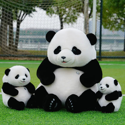 Adorable Base Simulation Lifelike Giant Panda FuBao Plush Toys Kawaii Stuffed Animals Soft Bears Baby Appease Doll Gifts