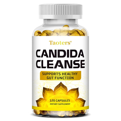Candida Cleanse - Intestinal and Colon Support, Suitable for Men and Women, Cleansing and Detoxifying, Balance Digestion