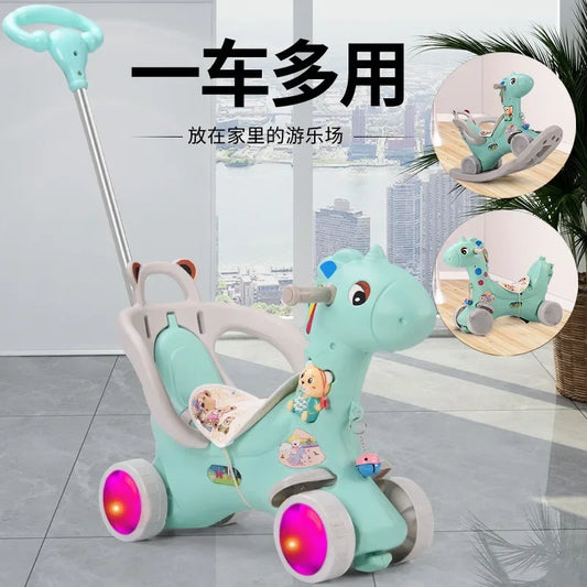 children rocking horse rocking horse dual-use baby  chair baby toy children horse ride on toys