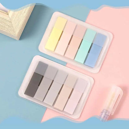 Stationery School Office Supplies Hand Account Notes Bookmark Marker Notepad Sticky Note Sticky Labels Index Memo Pad