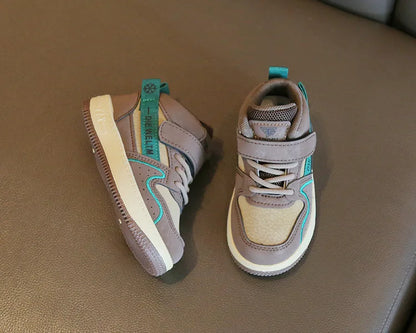 Children Casual Shoes for Boys Breathable Sneaker Antumn Winter Kids High Top Children's Board ShoesStudents School Shoe