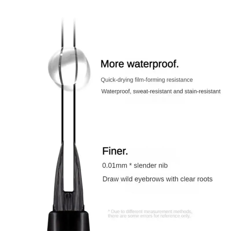 Eyebrow Pen Waterproof Anti Sweating Non fading Halo Dyeing Natural And Long lasting Wild Eyebrow Pen Multi Water Eyebrow Pen