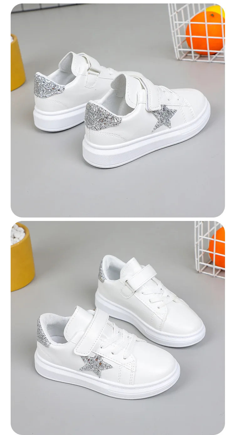 2025 Spring and Autumn New Girls Board Shoes Sports Girls Children Foreign Air Breathable Casual Shoes