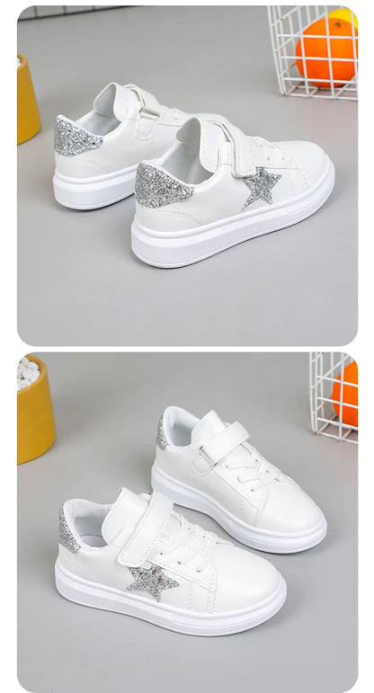 2025 Spring and Autumn New Girls Board Shoes Sports Girls Children Foreign Air Breathable Casual Shoes