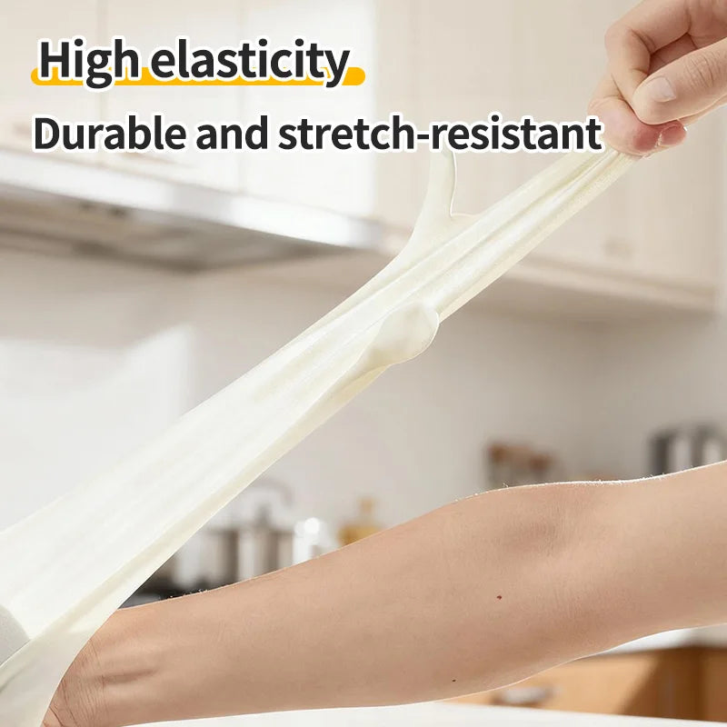 Long Length Nitrile Gloves Disposable Latex Free Powder Free Extended Cuff For Kitchen Cleaning Food Handling Beauty Salon