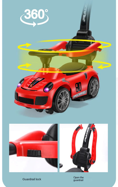LazyChild 1-3 Years Old Children's Twisting Car Yo Car Sliding Anti-rollover Children's Car Baby Toy Driver Pushes The Slide Car