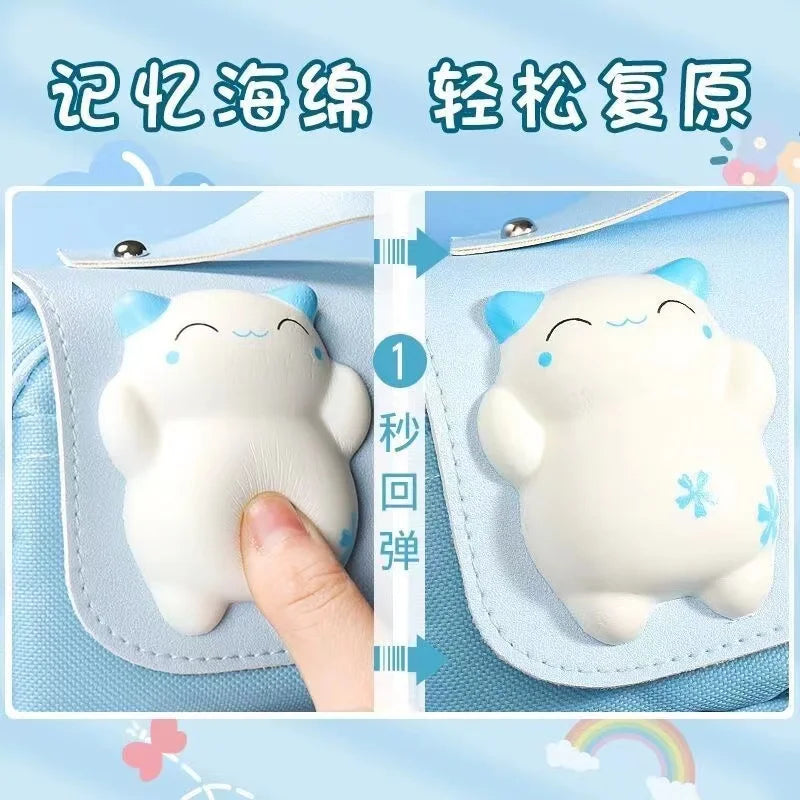 3D Kawaii Pencil Case Girls Decompression Pen Pouch Cute Waterproof School Supplies Aesthetic Organizer Box  Korean Stationery