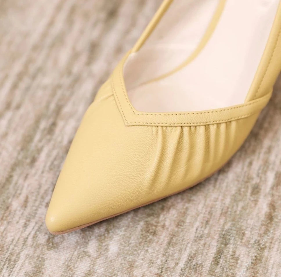 Women's Shoes Formal Black Ladies Pumps with Medium Heels Pointed Toe Luxury Brand Elegant Dress Popular Stylish Lastest Y2k A L