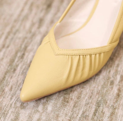 Women's Shoes Formal Black Ladies Pumps with Medium Heels Pointed Toe Luxury Brand Elegant Dress Popular Stylish Lastest Y2k A L