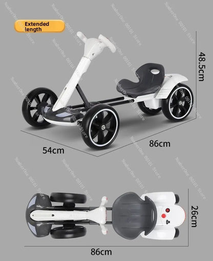 Children's electric go karts do not require installation and can ride in electric cars, rechargeable