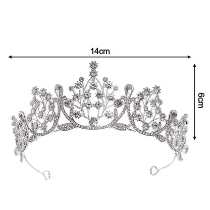 Bridal Hairpin Bridal Crystal Hair Ornaments Hair Comb Bridal Hair Accessories Rhinestone Hair Hoop Princess Crystal Tiaras