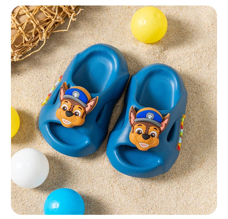 Children's Anime Slides | Boys & Girls Outdoor Non-Slip Soft Soled Sandals & Home Slippers – PAW Patrol