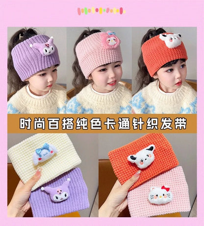 Sanrio Pochacco Kuromi Cinnamoroll Anime Merchandise Creative Cartoon Wash Makeup Hair Band High-Value