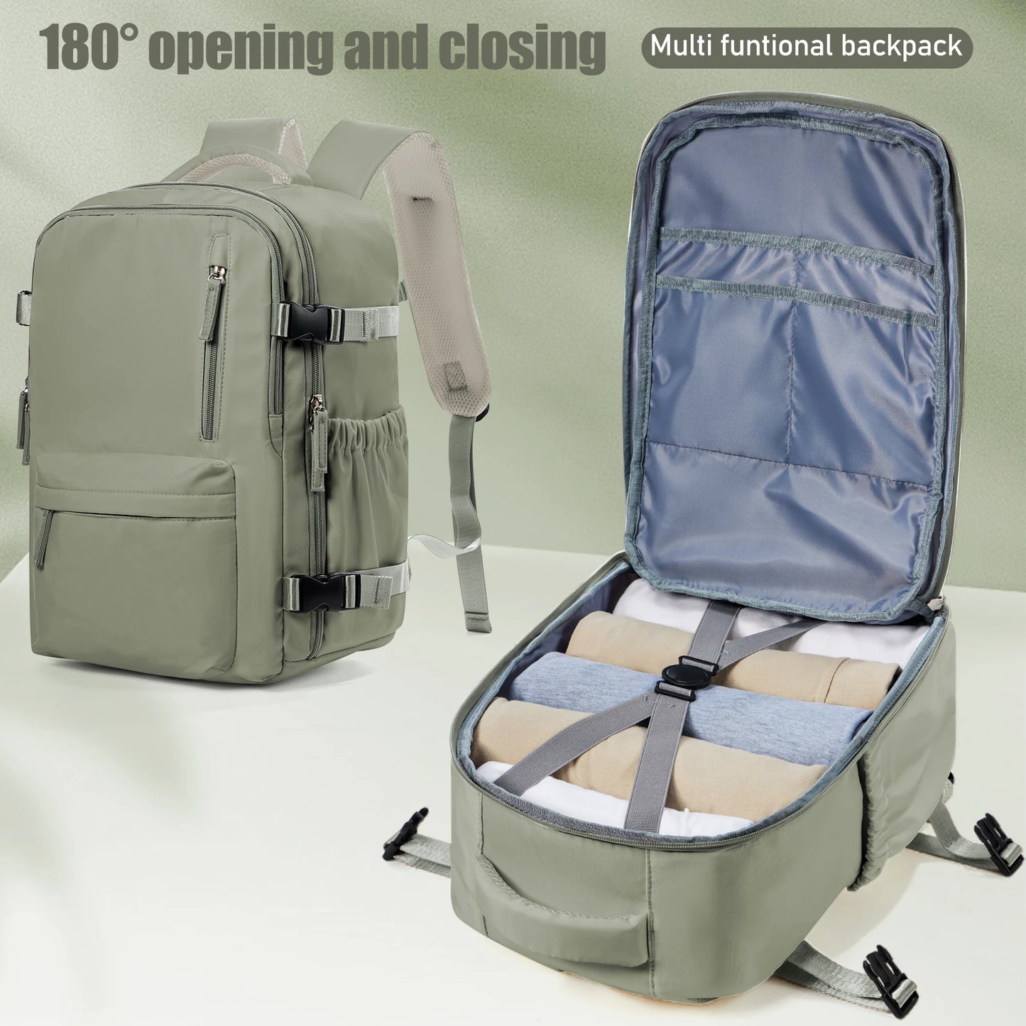 Men Women Hand Luggage Leisure Laptop Backpack mochila para viaje cabina, Airplane Cabin Bag zaino wizzair 40x30x20, Schoolbag