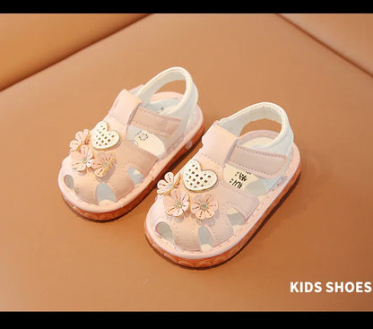 Baby Shoes Summer New Baby Calling Shoe Soft soled  Baby Girl Sandals Anti slip Girl Shoe Children sandals