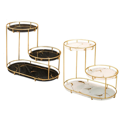 Cosmetic Decorative Tray three tier Perfume Organiser for Bathroom Decor