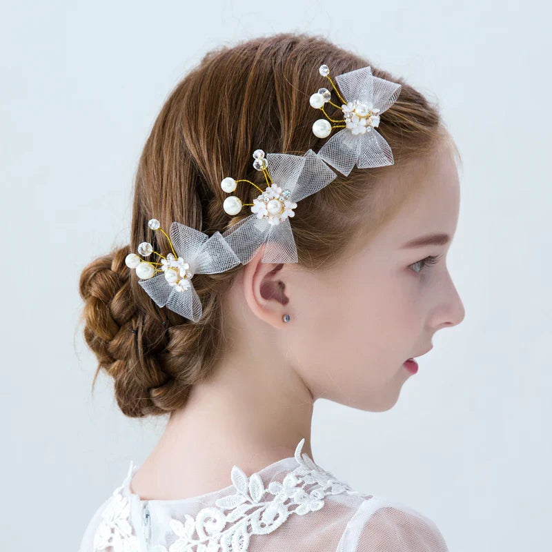 Vintage Pearl Hair Clip for Qipao, Retro Shanghai Style Barrettes, Elegant Hairpin