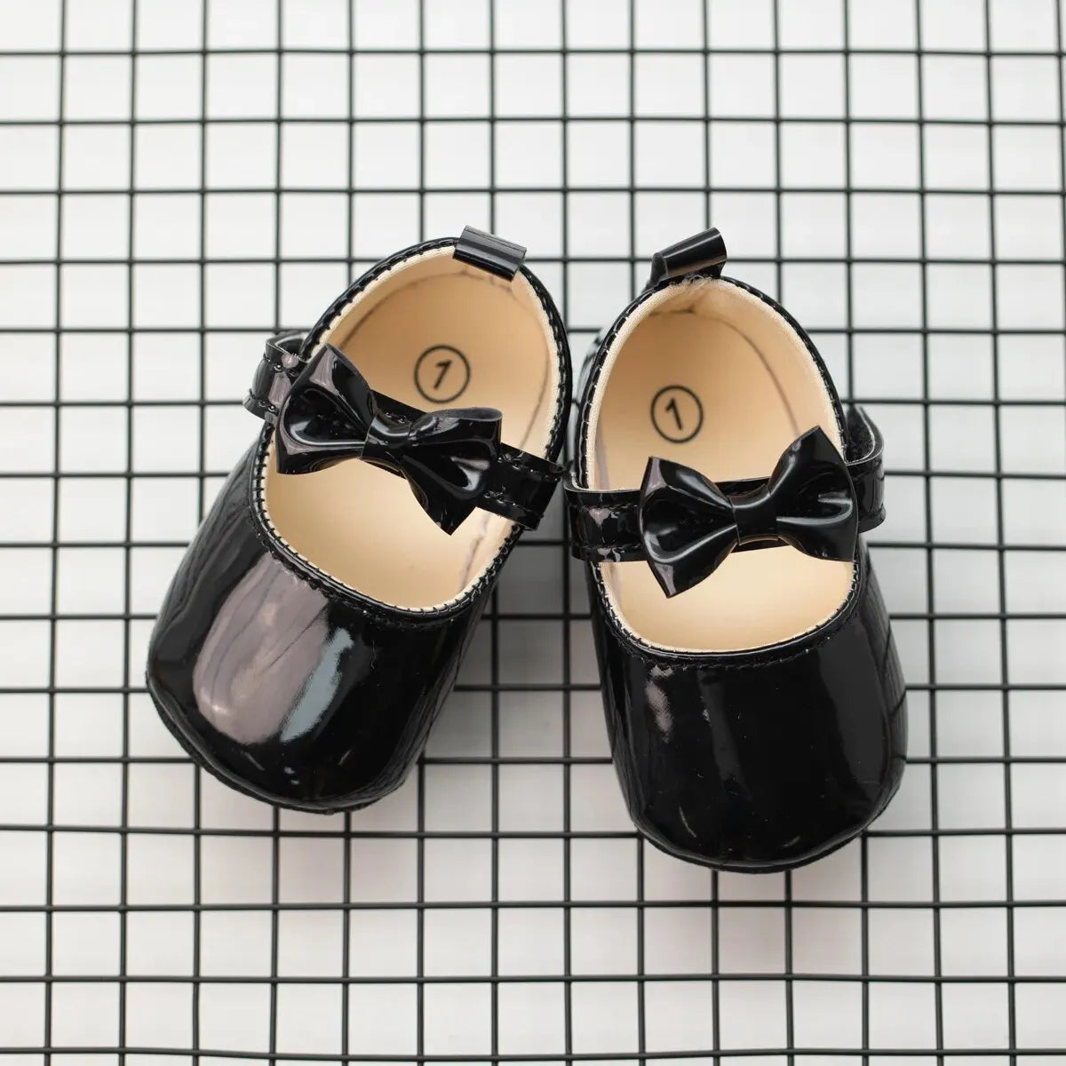 Baby Girls Shoes Bowknot Princess Dress Shoes PU Anti-slip Soft Sole Infant First Walkers Newborn Crib Baby Shoes