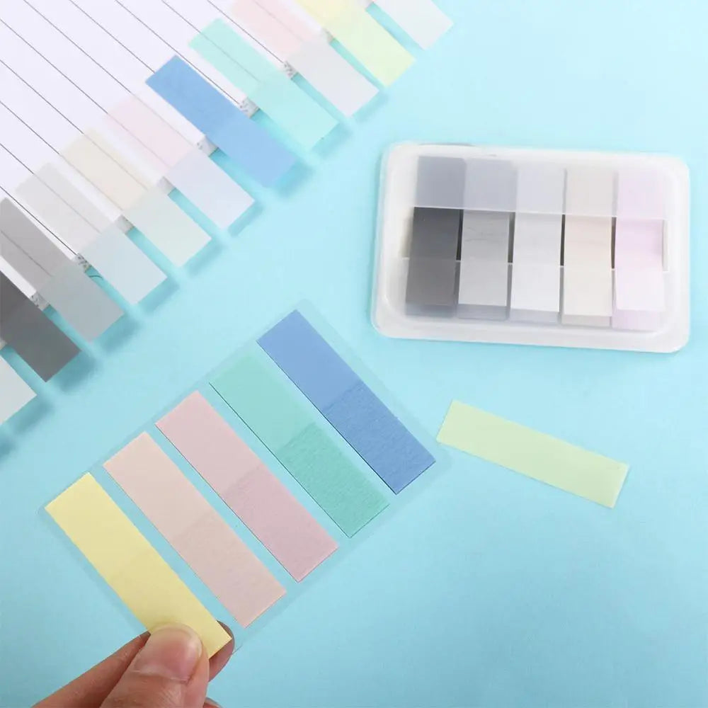 Stationery School Office Supplies Hand Account Notes Bookmark Marker Notepad Sticky Note Sticky Labels Index Memo Pad