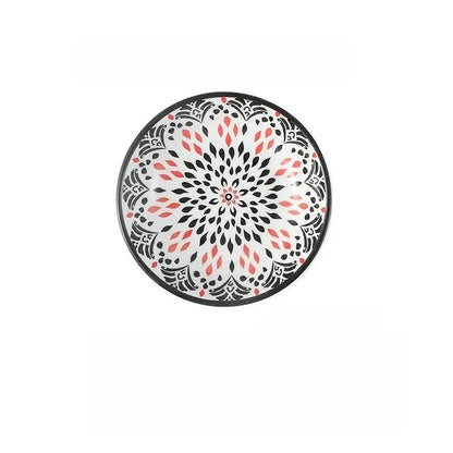 Bohemian Ceramic Condiment Dishes Set Sauce Plates Bowls  Spice Plates for Home  Restaurant Sushi Bar Parties Picnics Camping