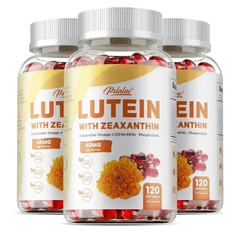 Lutein & Zeaxanthin Capsules - Supports Eye Health, Relieves Eye Fatigue, Promotes Overall Vision Health, Eye Antioxidant