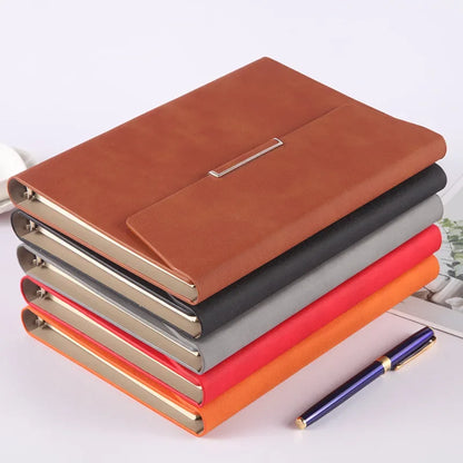 Binder Notebook Pu Leather Bible Notepad Folder A5 B5 Diary Weekly Planner Agenda Planner Note Books Travel Journal