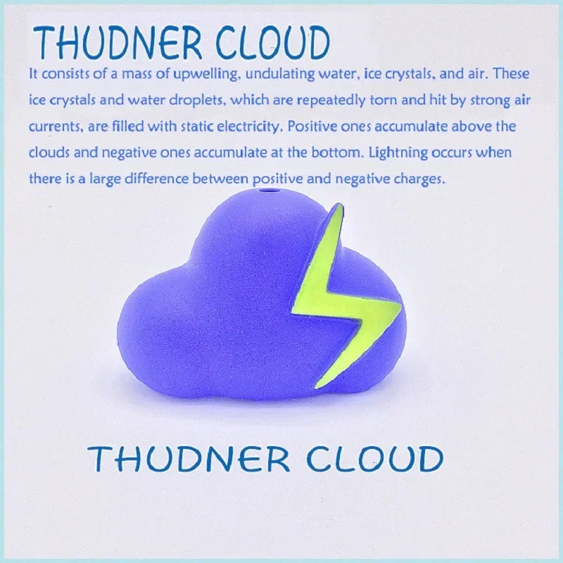 Baby Cloud Shower Bath Toy with spraying water feature for fun bath time and sensory play for babies and toddlers