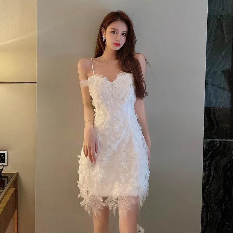 White Lace New Summer Little Birthday Casual es Vestidos Para Mujer Women Dress