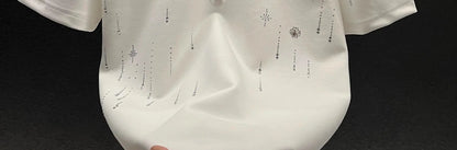 Spring New Heavy Work Light Luxury Custom Short Sleeve T-shirt Top Meteor Full Diamond T-shirt Round Neck Short Sleeve