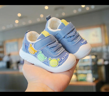 Baby Toddler Shoes Four Seasons Shoes 0 To 3 Years Old Baby Shoes Soft Bottom Non-slip Girls Boys Mesh Breathable Single Shoes