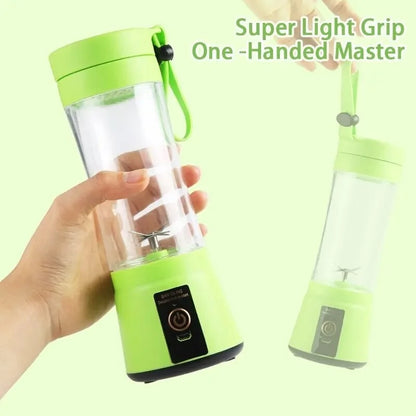 Portable Mini Blender For Shakes Rechargeable USB 380ML Traveling Fruit Juicer Cup Hand Fruit Blender Juicing Cup Kitchen Gadget