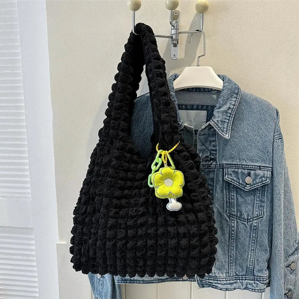 Women's Large Capacity Tote Bag with spacious interior, zipper closure, comfortable shoulder straps, and casual everyday design