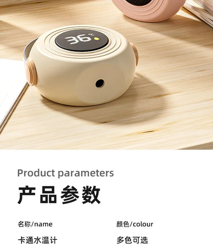 Baby Bath Thermometer Tub Temperature Monitor Hot Cold Water Resistant Temperature Warning Monitor Upgraded Sensor LED Display