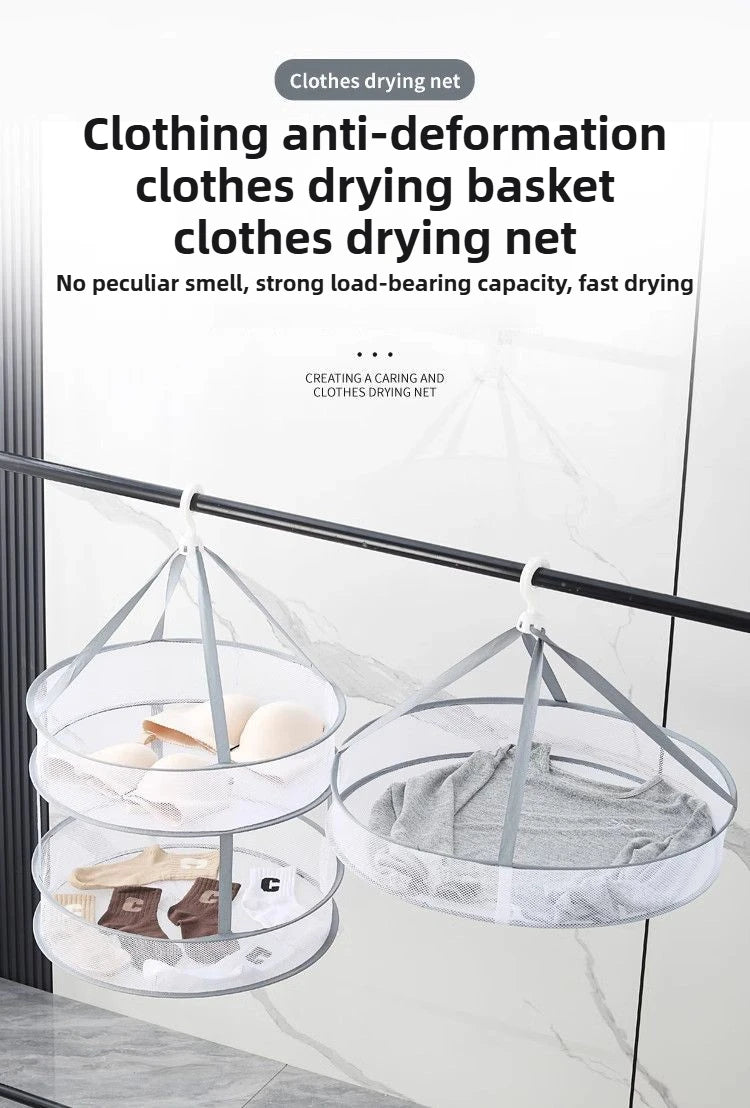 Clothes Drying Net, Socks Drying Artifact, Home Clothes Drying Basket, Sweater Drying Net Pocket, Cool Socks Drying Rack