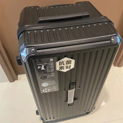 Oversized capacity student pull rod suitcase 28 "brake universal wheel travel luggage men's and women's password 32 " travel box