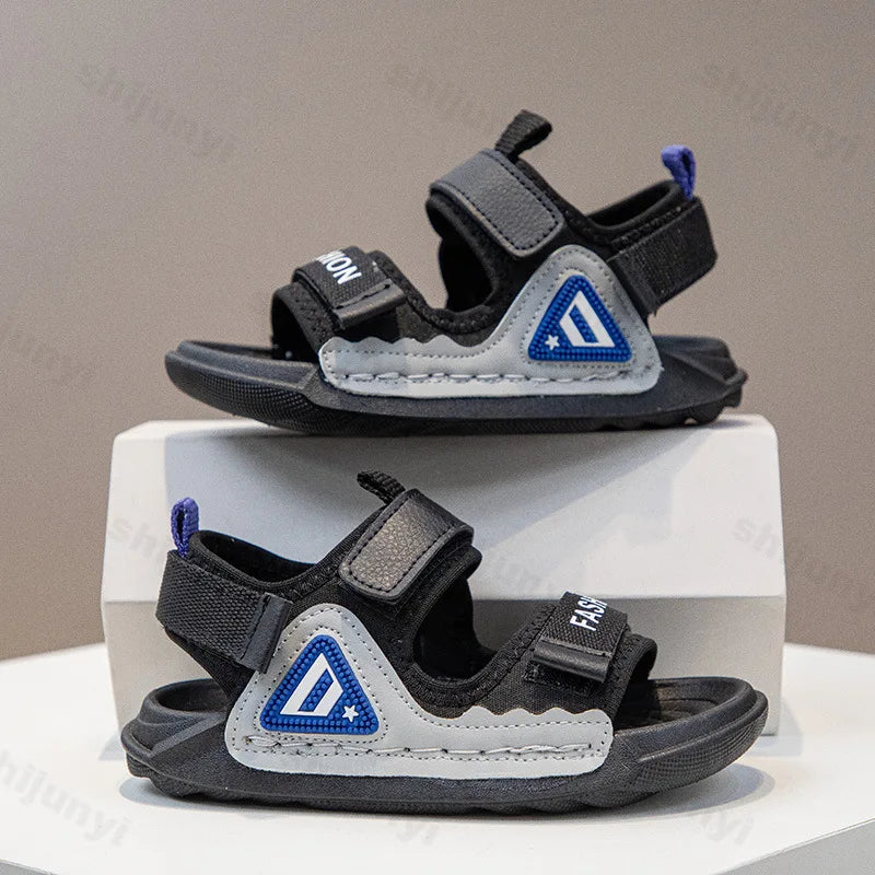 Summer New Fashion Trend Outdoor Beach Soft Sole Breathable Kids' Shoes Comfortable Cool Sneakers (Available)