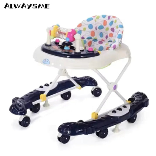 Baby Walker for Toddlers: Anti-Bowleg, Anti-Rollover, Multi-Functional – Pushable & Seatable, Suitable for Boys & Girls