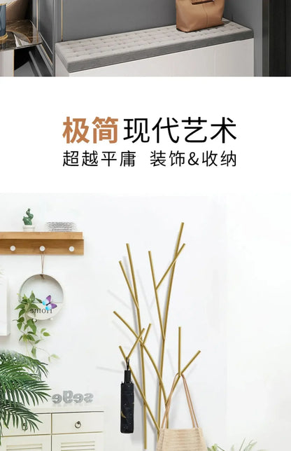 Bedroom Coat Rack House Entrance Hall Standing Clothes Hanger Design Hook Hat Nordic Coat Racks Stores Perchero Home Furniture