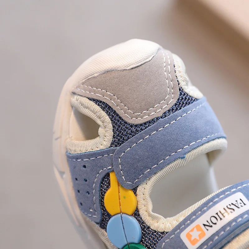 Girls Kids Sandals Soft Comfortable Closed Toe Protective Sandals,Cartoon Colorful Cute Shoes Kids Summer Boys Girls